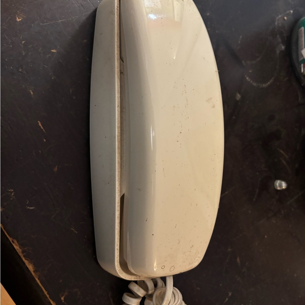 Vintage White Wall Phone